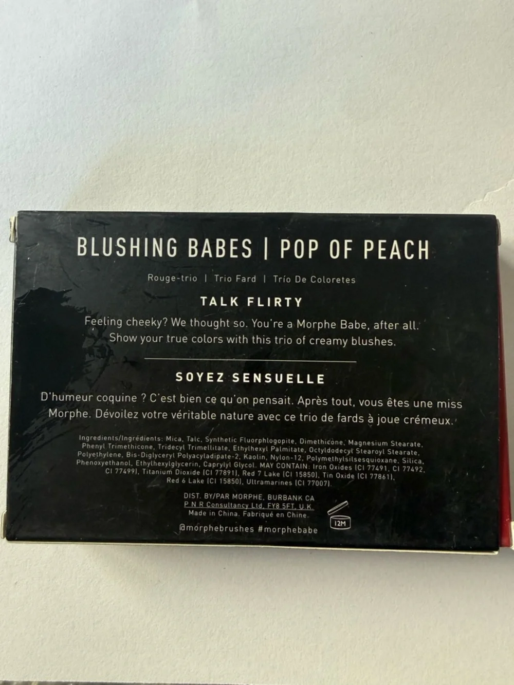 Morphe Blushing Babes Pop of Peach Blush Trio